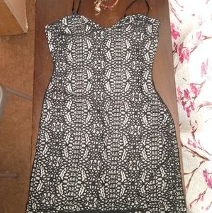 UO- Black Lace Dress